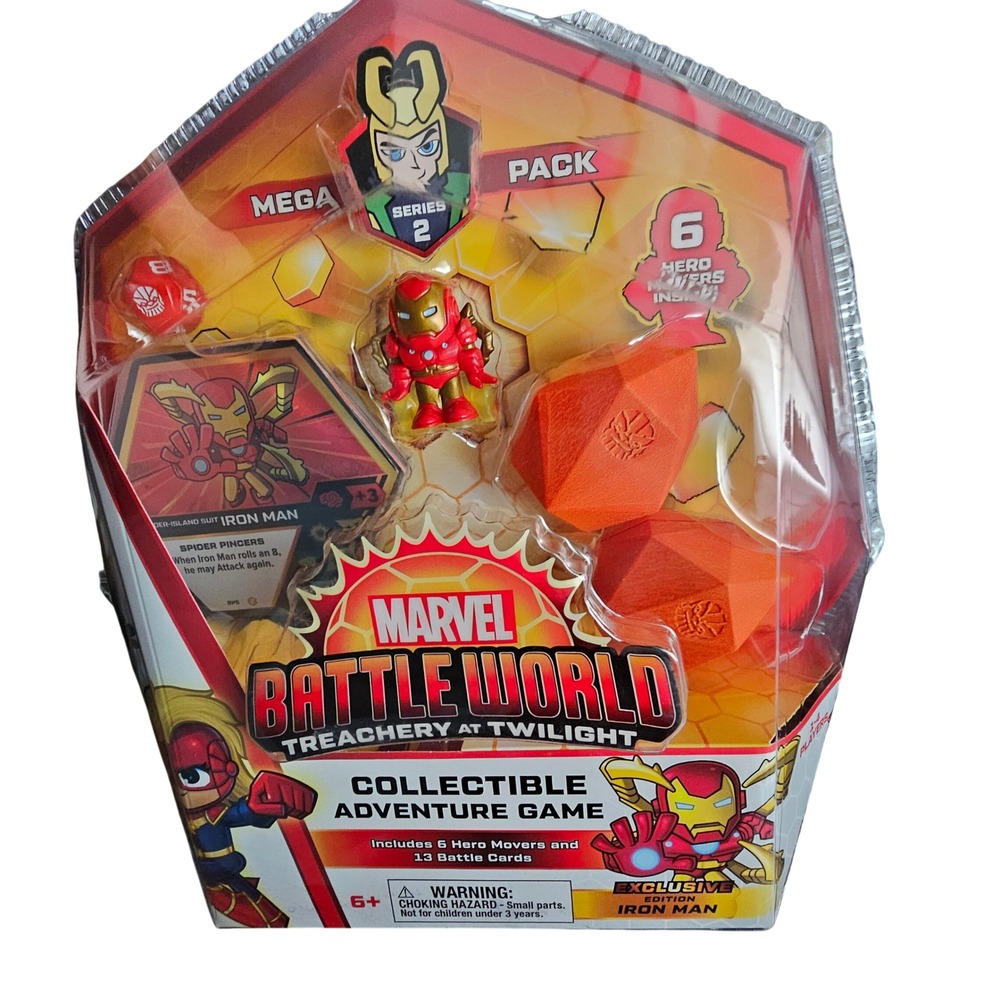 Funko Marvel Battle World Treachery at Twilight Mega Pack Series 2 Iron‎ Man NEW
